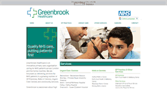 Desktop Screenshot of greenbrook.nhs.uk